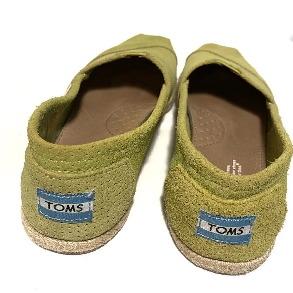 🎉HP🎉 Toms Seasonal Classic Green Flats (8) - Picture 8 of 11